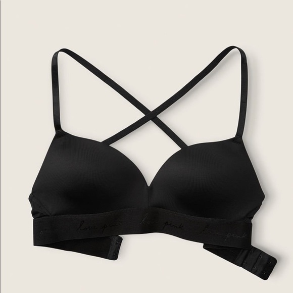 NWT Victoria’s Secret Pink ‘Wear Everywhere Wireless Push-up Bra’ Size 34C - Picture 3 of 5